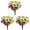 z-3PCS, variant on pdqouc 3 Bundles Artificial Daisies Flowers Silk Cemetery Flower Daisy Memorial Bouquet for Hanging Window Box Home Table Centerpieces Decor