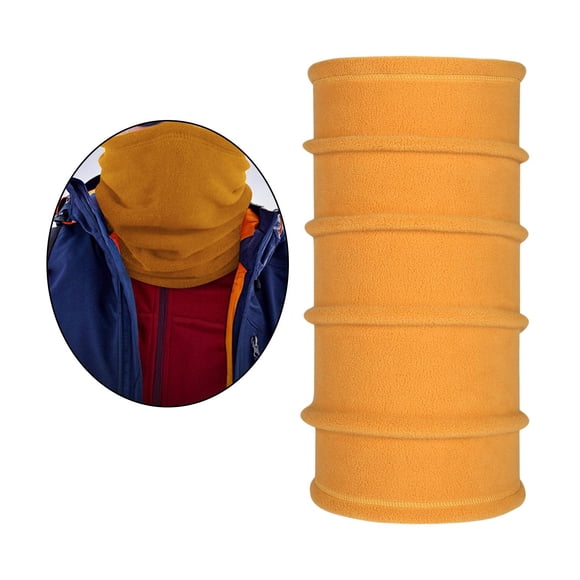 Bufanda para frío shamjiam Tubo para el cuello calentador térmico amarillo