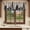 Brown, variant on Teal Brown Deer Silhouettes Valances for Windows, Decorative Rod Pocket Window Valance Curtains, Trees Wooden Retro Art Farmhouse Short Curtain Drapes for Kitchen/Living Room, 2 Panels, 42" W x 12" L