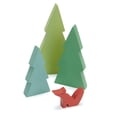 thumbnail image 1 of Juego de 3 abetos de madera Toy Tender Leaf Toys con forma de copa de abeto, 1 of 4
