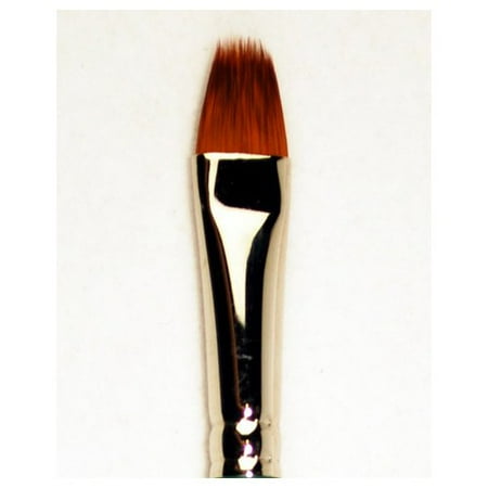 SILVER BRUSH LIMITED 6828S12 CRYSTAL GOLDEN TAKLON SHORT HANDLE FILBERT GRASS COMB 1/2