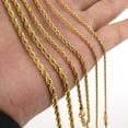 thumbnail image 2 of Collar giratorio de acero inoxidable con sentido de alta calidad, personalidad Joker, cadena de clavícula, collar de acero de titanio, joyería para mujer, 2 of 5