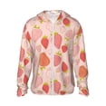 thumbnail image 2 of Lsque Strawberry UPF 50+ Lightweight Sun Protection Men's Women's Long Sleeve Shirt, Hoodie Performance -XX-Large, 2 of 9