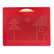 Playmags Magna Drawing Board - Fun Design & Draw Travel Tablet w/ 748 Built-in Magnetic Balls, Matching Stylus Pen & Easy Carry Handle; Clean, Creative Fun & STEM Education for Toddlers Age 3+