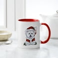 thumbnail image 4 of CafePress - Santas Westie Helper Mugs - 11 oz Ceramic Mug - Novelty Coffee Tea Cup, 4 of 4