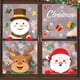 thumbnail image 4 of Pegatinas de cristal navideñas para decoración del hogar, adornos navideños, copos de nieve, Papá Noel, puerta, tienda, ventana, Año Nuevo, 4 of 4