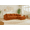 Autumn Umber, variant on O'cloudy Puffy 107" Oversized Sofa Bed Sectional-L-Shape Chaise Modular sleeper Couch, Firm Seat, No Assembly Required – Compressed for Easy Transport, Expands in 5 Mins,Corduroy Fabric