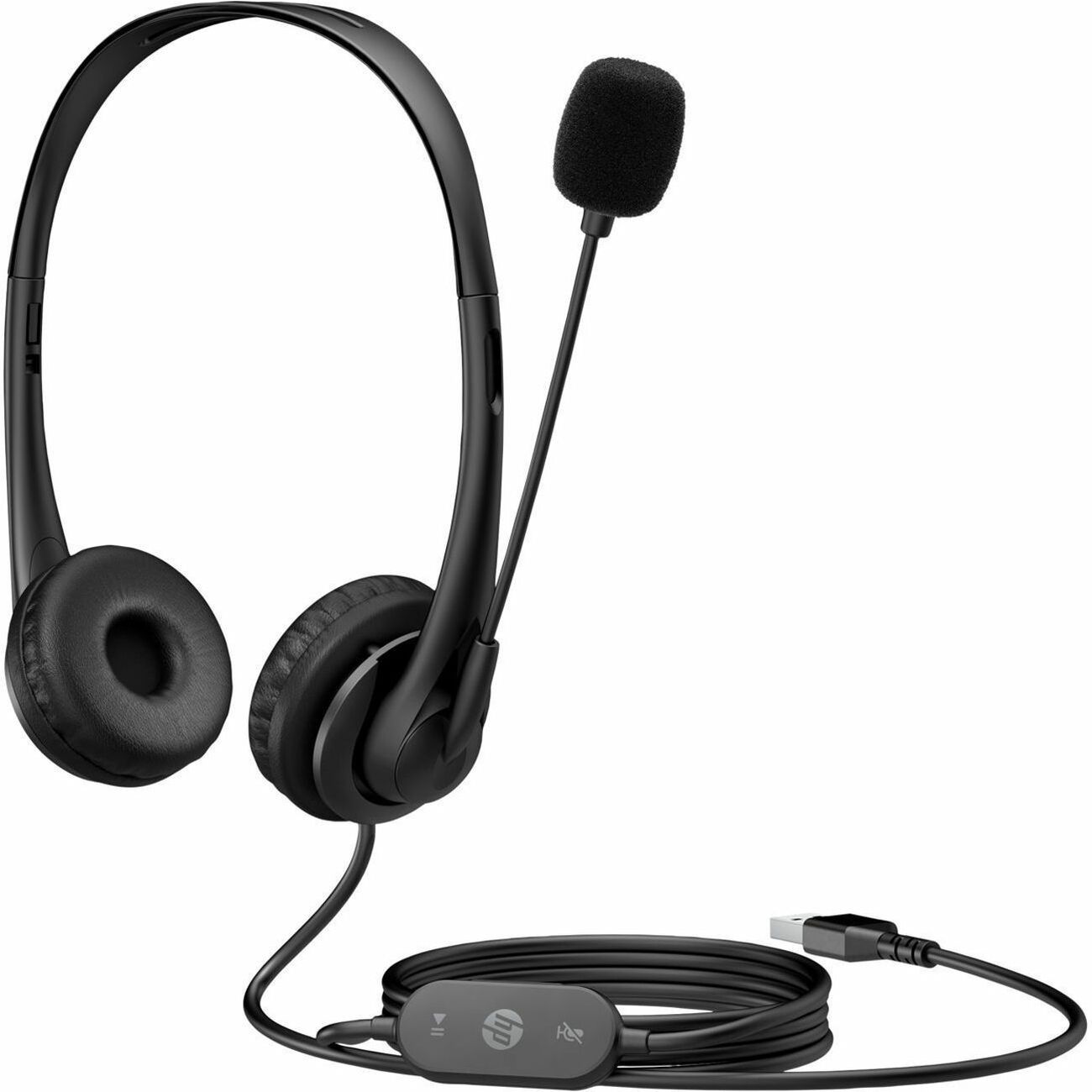 HP Stereo USB Headset G2 (428H5AA#ABL) - image 2 of 6