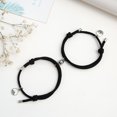 thumbnail image 1 of IKemiter 2 Pieces Magnetic Couples Bracelets Mutual Attraction Relationship Matching Friendship Rope Bracelet, 1 of 5