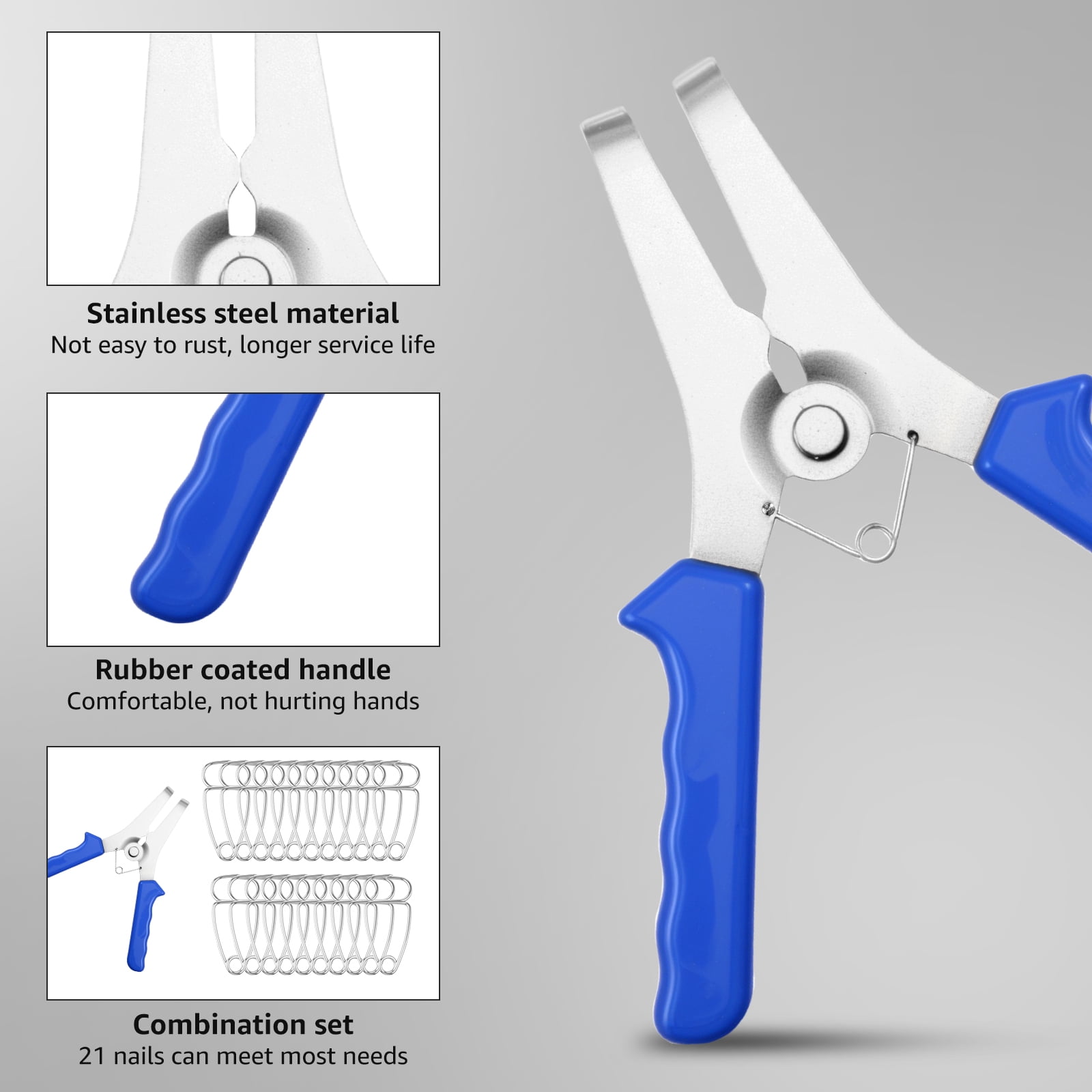1 Set 3 Inch Stainless Steel Miter Clamp Professional Structural Tensioning