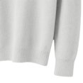 thumbnail image 4 of TKKCS Mens Mock Neck Ribbed Knit Sweater Long Sleeve Loose Fit Soft Warm Fall Winter Casual Pullover Sweaters Gray L, 4 of 5