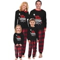 thumbnail image 2 of Conjuntos de pijamas familiares a juego para Navidad Conjunto familiar de vacaciones navideñas Pijamas Ropa de dormir, 2 of 5