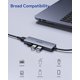 thumbnail image 1 of HOYOKI Hub USB 3.0, concentrador USB de 4 puertos, concentrador de dat, 1 of 2