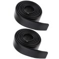 thumbnail image 1 of Cinturones casuales Sunnimix de cuero para hombres Sin hebilla Negro Lichee, 1 of 8