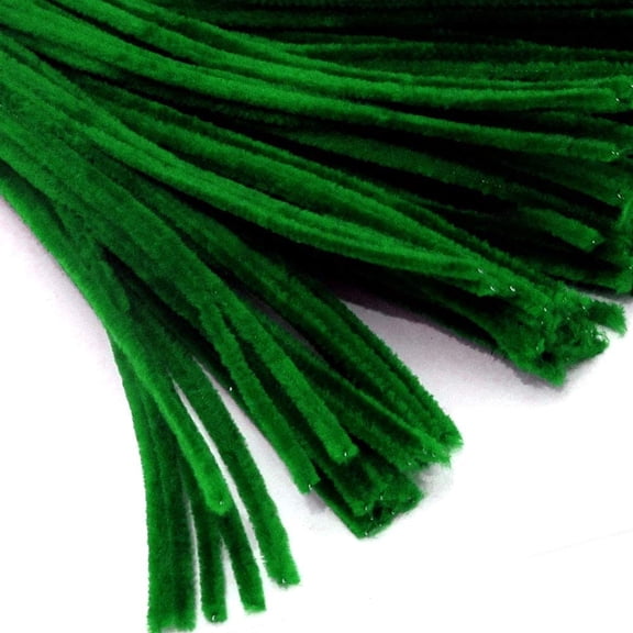 Chenille Stems, Pipe Cleaner, 12-inch (30-cm), 25-pc, Emerald Green