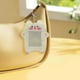 thumbnail image 4 of Durable Photocard Holder Chain with Secure Keyring for ID Cards Badges and Album Photos Portable Protective Sleeve Cover, 4 of 4