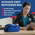 thumbnail image 3 of Dixie EMS Dixigear Empty First Responder II Bag 10.5" x 5" x 8" - Blue, 3 of 8