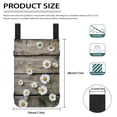 thumbnail image 7 of COEQINE Daisy Crutch Pouch Wooden Underarm Crutches Attachment Hanging Pouch Medical Crutch Accessories Large Capacity Crutch Storage Bag for Women Gifts for Women Friends, 7 of 7