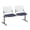White Back, Grape Seat, variant on KFI Studios KOOL 2 Seat Reception Bench, White Back, Grape Seat