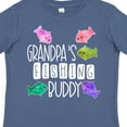 thumbnail image 4 of Inktastic Grandpa's Fishing Buddy with Colorful Fish Boys or Girls Toddler T-Shirt, 4 of 5