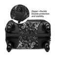 thumbnail image 2 of JUNZAN Black Cats In A Garden Print Washable Luggage Cover - Fashion Suitcase Protector Fits 18-32 Inch Luggage (without luggage), 2 of 5