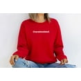 thumbnail image 3 of Moonlight Apparel Minimalist Overstimulated Graphic Sweatshirt for Women Casual Comfort Crewneck Pullover, 3 of 7