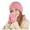 Pink, variant on SUXIAN Children's Winter Scarf Set Hat Scarf and Gloves Warm Light Pink One Size