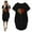 Black, variant on Womens Dress Plus Size Summer Casual Midi Dresses For Women 2023 Fashion Women Loose Love Print O-Neck Pockets Casual Short Sleeves Dress