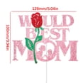thumbnail image 3 of Happy Mother's Day Cake Topper with Glitter Heart Acrylic Insert for Party Decorations, 3 of 8