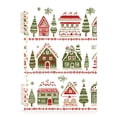 thumbnail image 7 of FORMRS 1-Subject Spiral Notebook 8" x 5" College Ruled 60 Refillable Sheet A5 Hard Cover, 2 Pack, Red Christmas House, 7 of 7