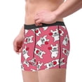 thumbnail image 2 of Pofeuu French Bulldog And Heart Print Men’s Boxer Briefs, Moisture-Wicking Underwear, Regular,Trunk-Large, 2 of 5