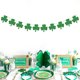 thumbnail image 3 of Letrero de bienvenida del día de San Patricio 12x11 "Decoración de pared colgante de papel verde con patrones festivos para la decoración navideña de fiestas en casa en interiores y exteriores, 3 of 5