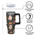 thumbnail image 3 of Halloween Tumbler 30 oz with Handle and Straw Witch Haunted Ghost Cup Halloween Party Gifts Insulated Travel Mug, 3 of 5