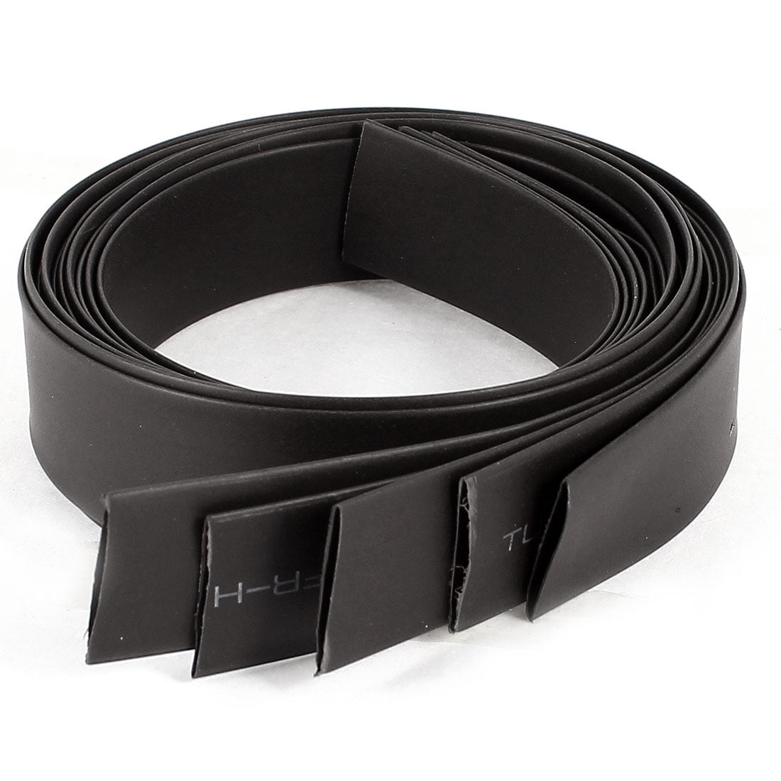 5 x 50cm 19.7" 10mm Dia Heat Shrinkable Tube Shrink Tubing Black