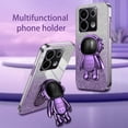 thumbnail image 2 of Shiny Glitter Astronaut Bracket Plating Phone Holder Case for Xiaomi Redmi Note 13 Pro Plus 4G 5G Soft Cover, 2 of 7