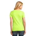 thumbnail image 2 of Port & Company Ladies V-Neck T-Shirt Neon Yellow, 2 of 2