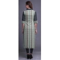 thumbnail image 4 of Bimba Rayon Printed StraightÂ&nbsp;Long KurtisÂ&nbsp;For Women Panel Kurta Summer Tunic, 4 of 6