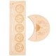 thumbnail image 1 of Moon Shaped Wooden Tarot Card Stand Elegant Holder for Daily Display Meditation and Divination Use, 1 of 4