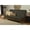 Linen Charcoal, variant on Pemberly Row Tucson Queen Futon in Marmont Gray Wood Frame