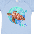 thumbnail image 4 of Inktastic Fort Lauderdale, Florida Swimming Sea Turtle with Bubbles Boys or Girls Baby Bodysuit, 4 of 5