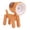 Orange, variant on CozeLy LED Desk Lamp Cute Dog Deer Shape Small Night Light with Phone Holder Portable Adjustable Reading Table Lamp for Bedroom Home Office