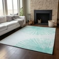 thumbnail image 6 of Addison Rugs Mayfield Washable Transitional Circles Teal Rectangle Rug, 10' x 14', 6 of 6