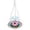 Pink, variant on 2026 New Solar Cascade Hanging Bird Bath Fountain, Outdoor Hanging Bird Bath, Large Humming Birds Baths Fountains, with Solars Pump & Glass Bowl, for Outdoor, Gardens