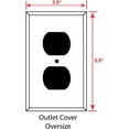2pcs Jumbo Outlet Cover OVERSIZE Outlet Switch Plate Catamaran Tied off