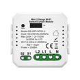 thumbnail image 1 of Tuya WiFi 3A Double Rideau Switch Module avec Contrôle via Application Téléphone Intelligent pour Interrupteurs et Disjoncteurs Domotiques, Compatible avec Amazon Alexa et Google Home Voice, 1 of 7