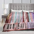 thumbnail image 5 of to My Loving Aunt Throw Blanket Aunt Gifts from Niece Soft Blanket for Best Aunt Ever Gifts Aunt Birthday Gift, 5 of 6