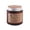 Brown43, variant on Botanical Scented Candle in Glass Jar, Tobacco-Free Tea Brown Colored 2.44 Inch Jar Candle with Herbal Fragrance for Home Aromatherapy, Housewarming Gift