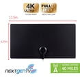 thumbnail image 3 of GE Antena de TV Interior Ultra Edge, Negro, Blanco, 4K 1080P VHF UHF, Antena de Largo Alcance, Digit, 3 of 5