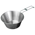 thumbnail image 1 of SHOWERORO Outdoor Tableware Camping Cooking Pots Silver Stackable Stainless Steel 1 Set 5.5*5.5*2.4in, 1 of 8