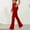 Red-01, variant on LIBRCLO Womens Yoga Pants High Waist Bootleg Gym Fitness Trousers Running Gym Sports Active Yoga Length Trumpet Pants